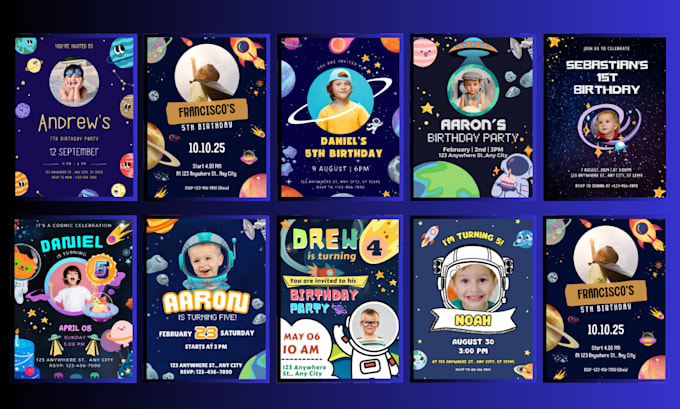 design a birthday invitation for children