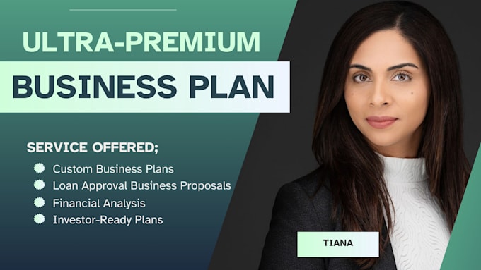 write a sure winning business plan for startups and loan approval