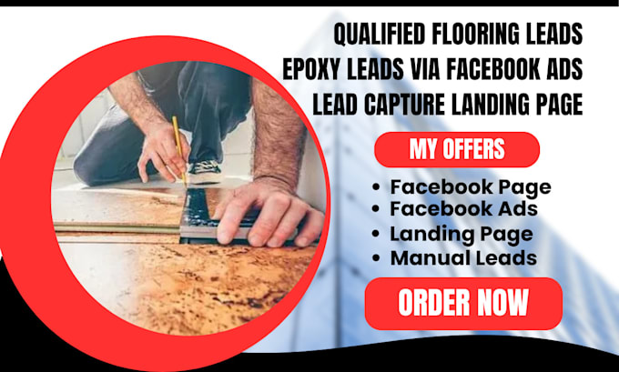 generate qualified flooring leads epoxy leads via epoxy flooring facebook ads