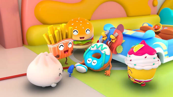 create 2d animated kids video