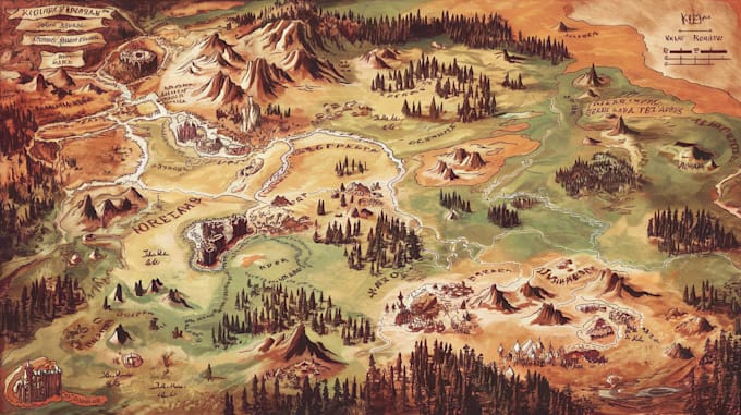 make fantasy maps for writers or rpg players