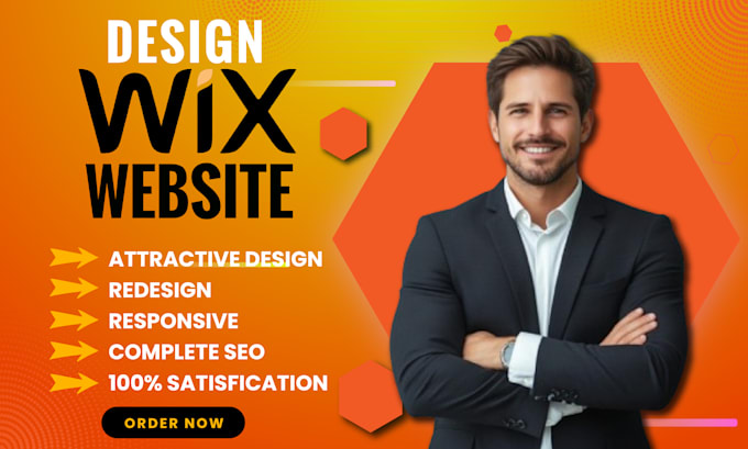 create professional wix website and redesign wix website