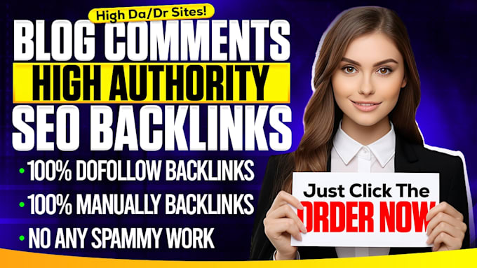 create manual high quality dofollow blog comments backlinks