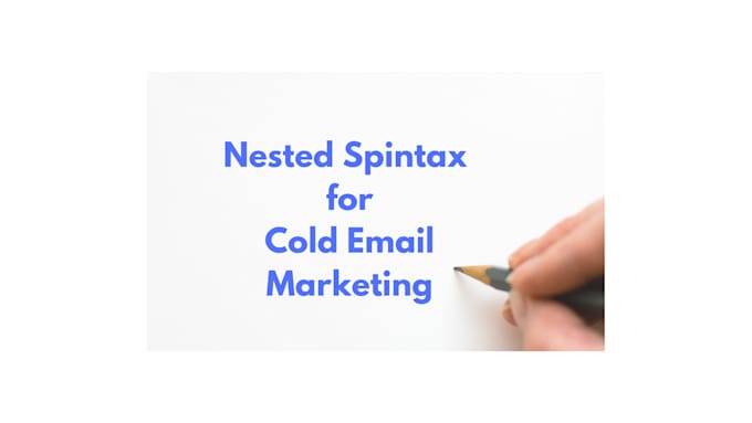 create advanced spintax for cold email campaigns