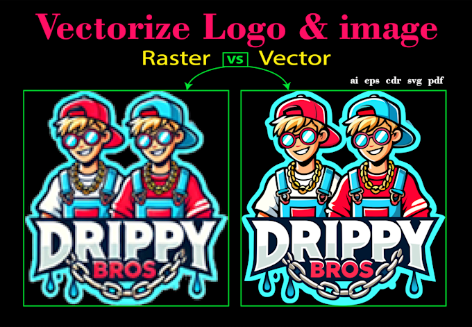do vector trace and logo re design