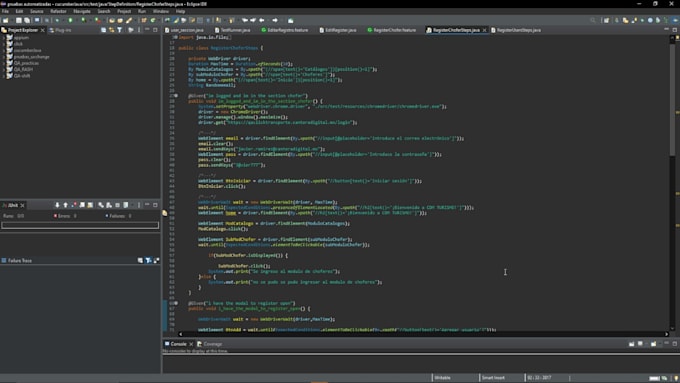 do automation test for you project on selenium