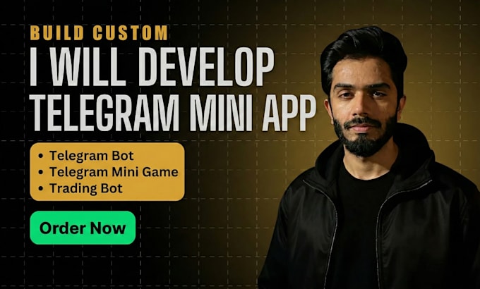 develop telegram mini app crypto app telegram bot