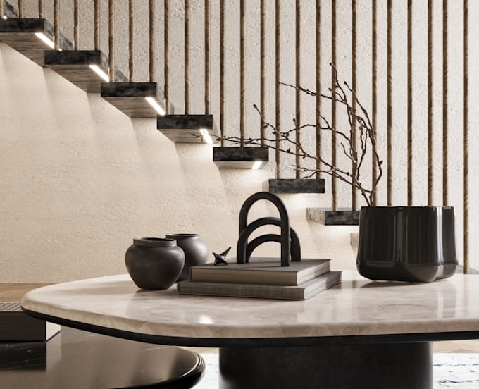 do realistic 3d interior renderings for architectural projects