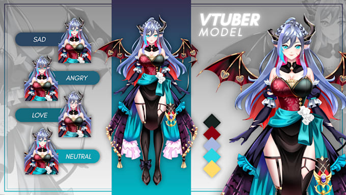 create vtuber model live2d for rigging