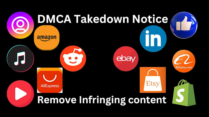 send dmca takedown notices to remove leaked,illegal,pirated and defaming content