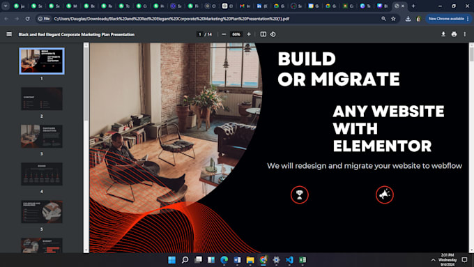 redesign and migrate your website to webflow