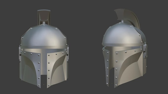 design 3d helmet, 3d mask, props and cosplay for printing