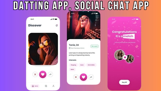 develop a clone of tango app, dating app, dating website with video live chat