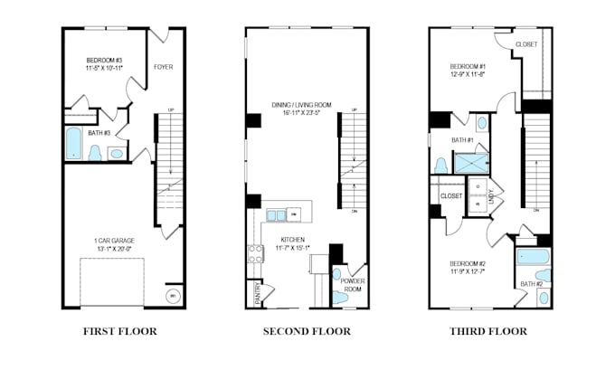 do autocad drafting for house, apartment and building plans