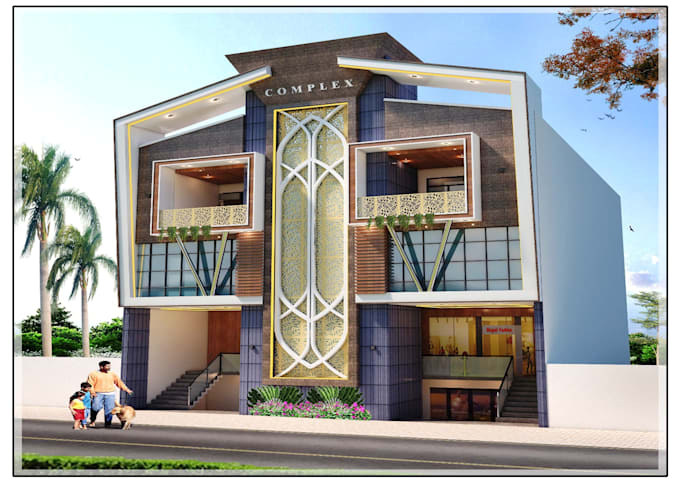 create 3d model and render exterior, interior design
