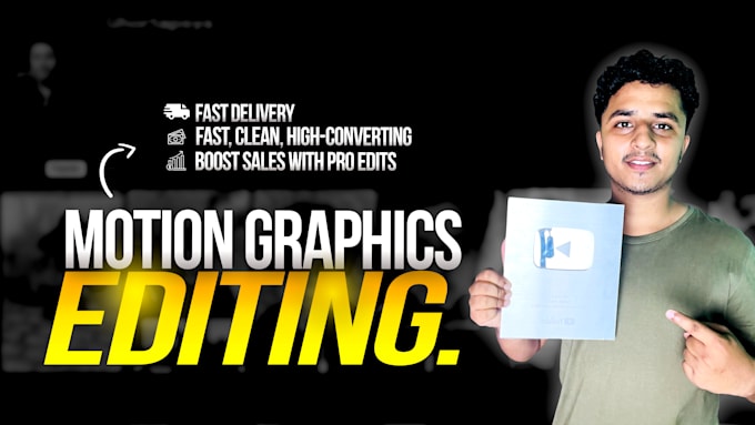 do motion graphics editing
