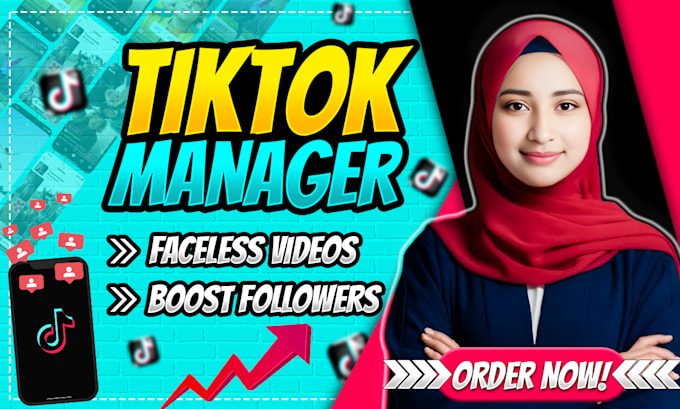 create viral faceless tiktok videos that boost your followers, tiktok manager