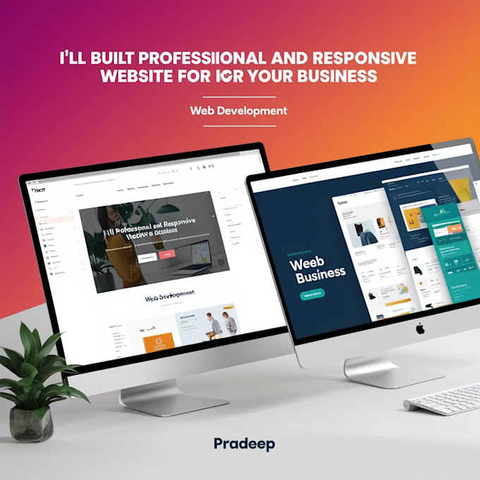 built professional and responsive website for your business