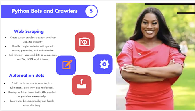 write python bots and crawlers