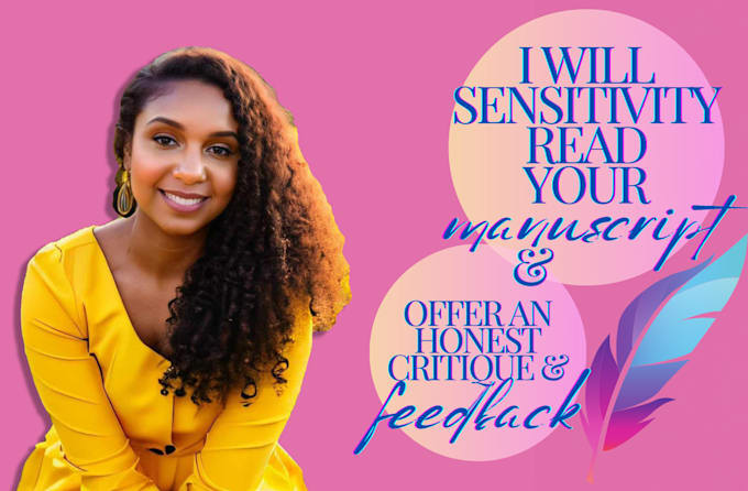 complete a sensitivity read of your manuscript