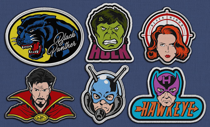 draw custom potrait for patch , sticker , or game avatar