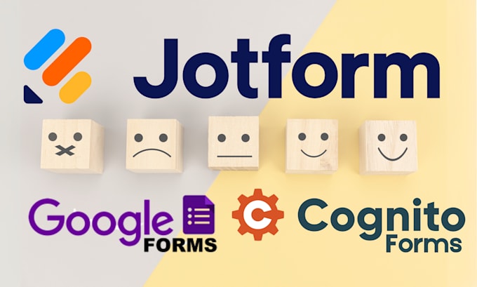create jotform, google forms, cognito forms for you