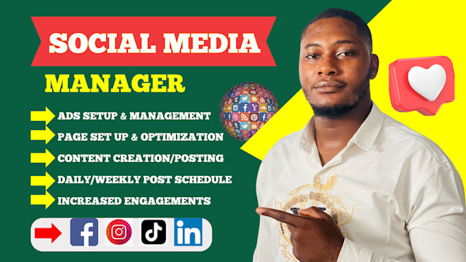 be your shopify social media marketing manager facebook and instagram marketing