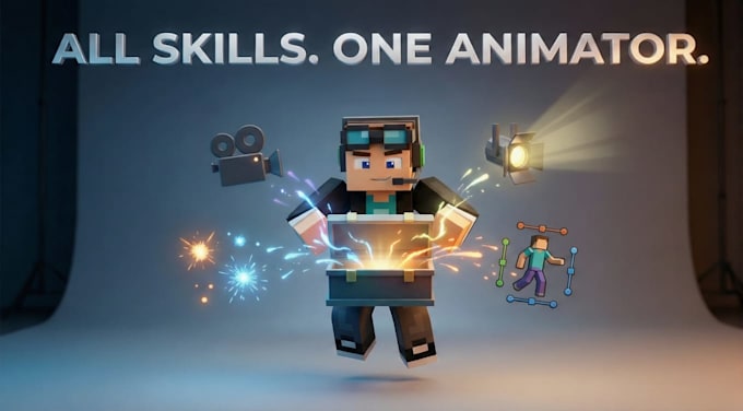 create 3d minecraft animations