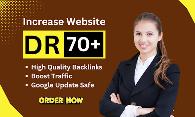 increase ahrefs domain rating dr70 plus with a safe way