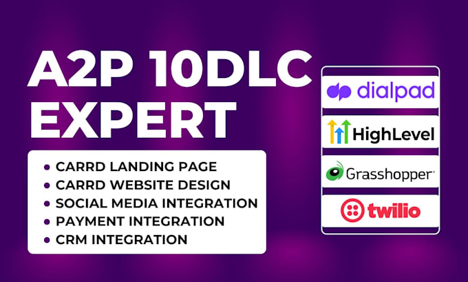 do a2p 10dlc registration, gohighlevel a2p 10dlc, tcr compliant, twilio a2p