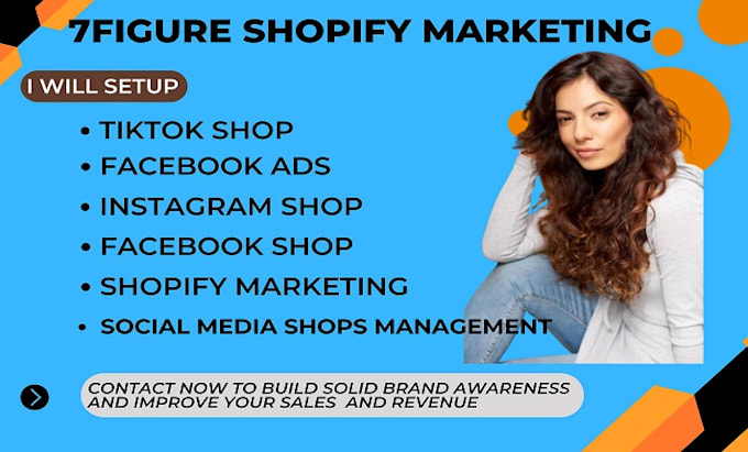 setup and manage tiktok shop facebook ads or instagram shop shopify marketing
