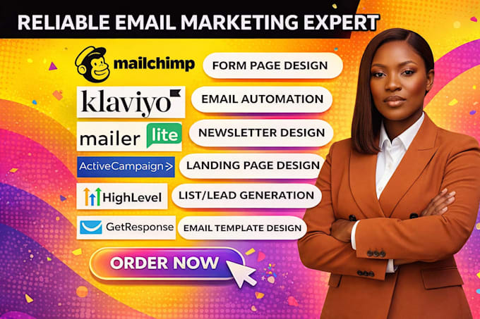 do mailchimp email marketing campaign, email automation, email newsletter design