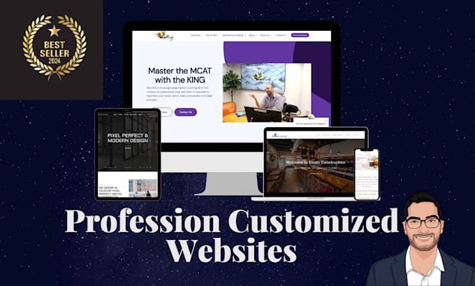 redesign, fix or update your existing wordpress website with elementor