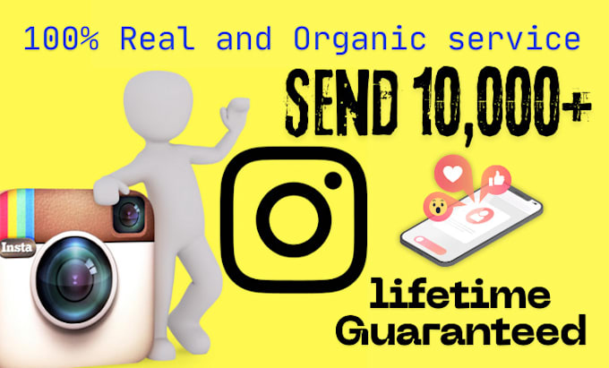send 15,000 instagram followers lifetime guaranteed