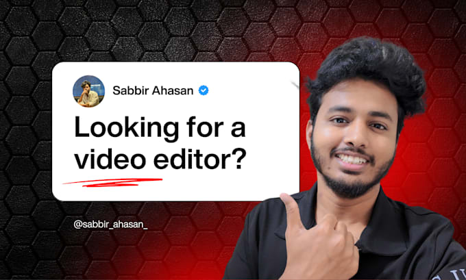 do video editing for youtube, instagram, tiktok in 24 hours