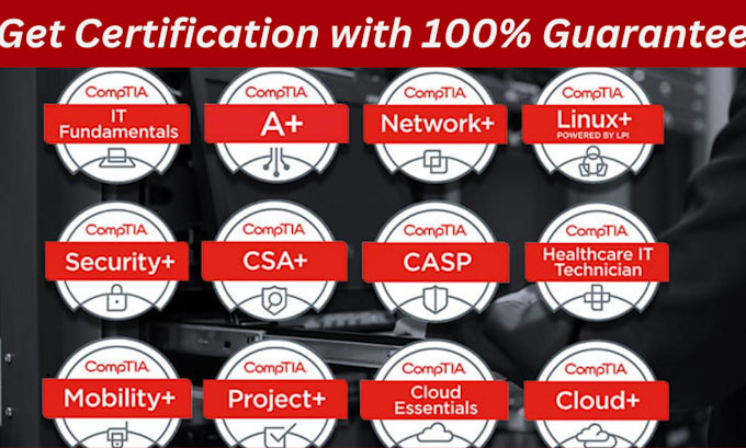 help you get comptia a, network, cysa and all comptia certifications