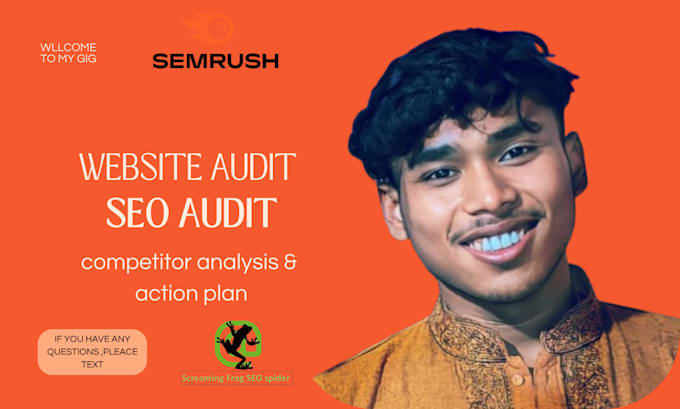 do website SEO audit competitor analysis and action plan