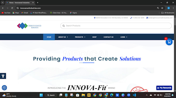 develop a wordpress website