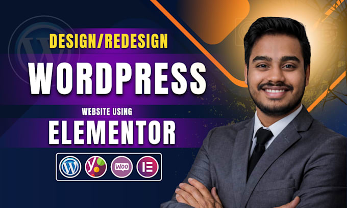 design landing page wordpress website with elementor pro