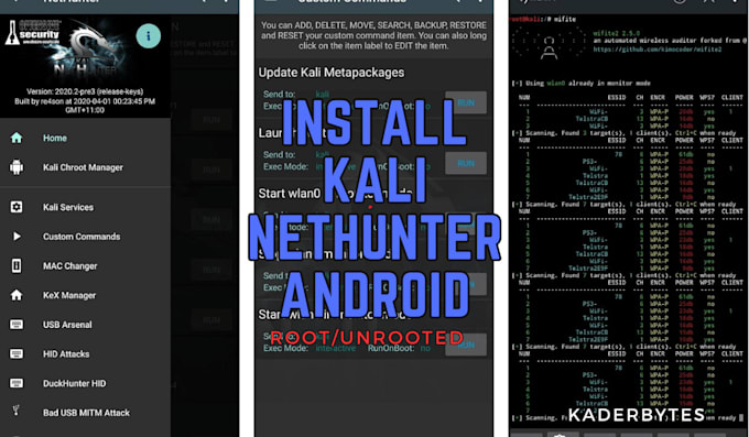 install kali nethunter in your device
