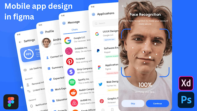 Do uiux design, ui ux, mobile app ui ux, dashboard design, figma by ...