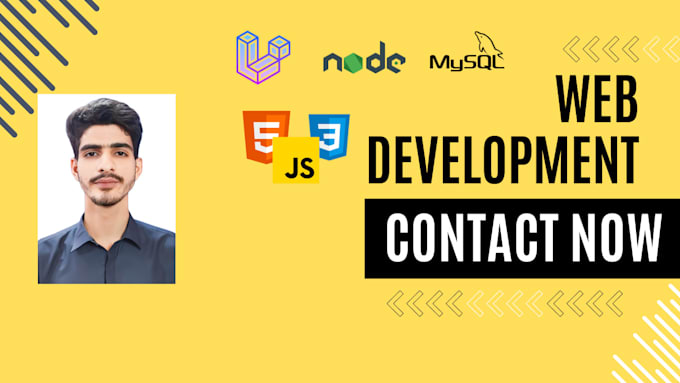 create html css javascript laravel nodejs