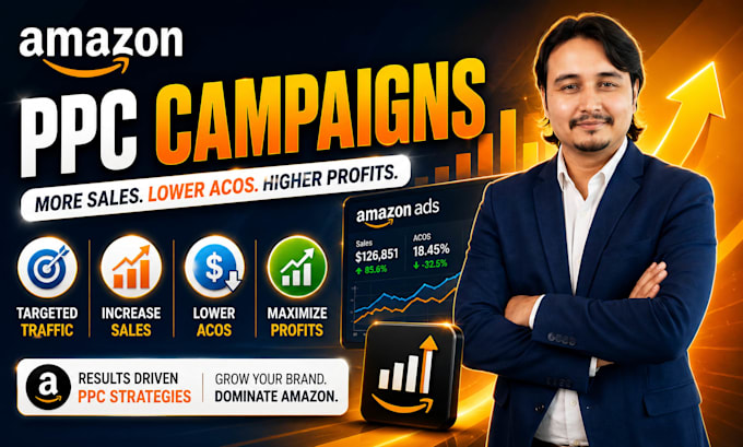 setup manage and optimize amazon PPC campaigns amazon fba ppc ads campaigns