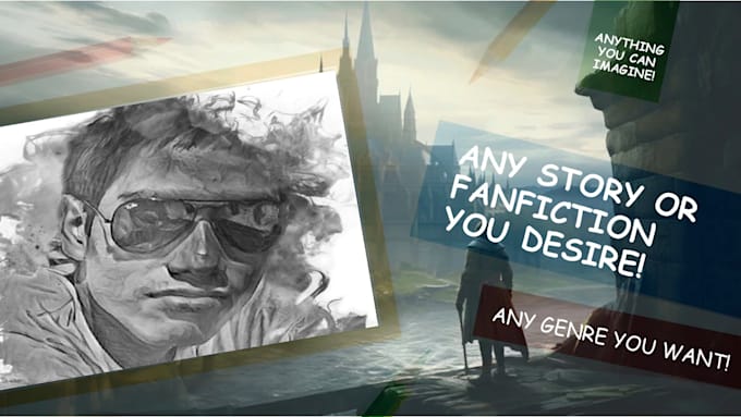 write any long story or fanfiction for you