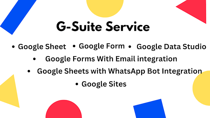 expert in g suite,sites ,experience to groww business us
