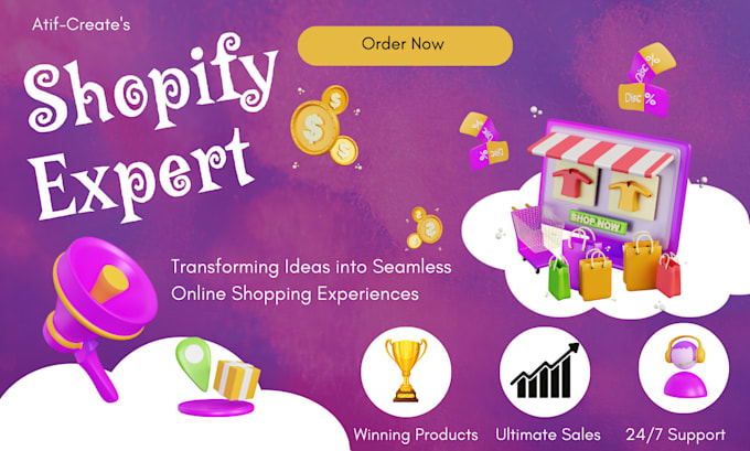 create shopify dropshipping store shopify website and single product store