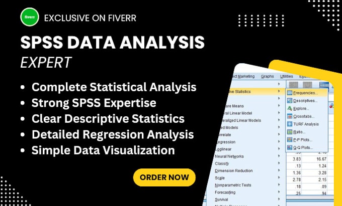 spss qualitative, descriptive data analysis, data visualization expert