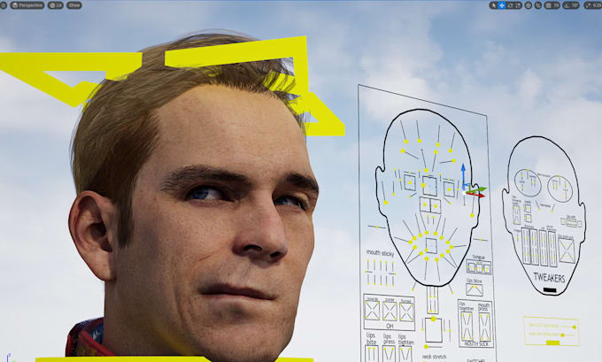 rig 3d metahuman for games and animations ue5