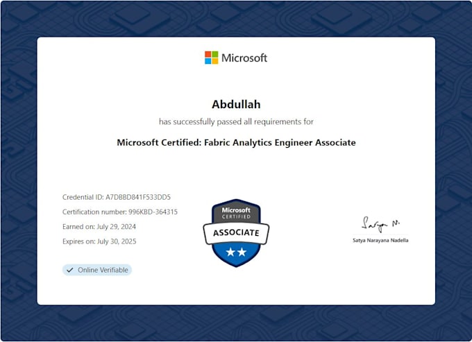 your power bi, microsoft fabric consultant