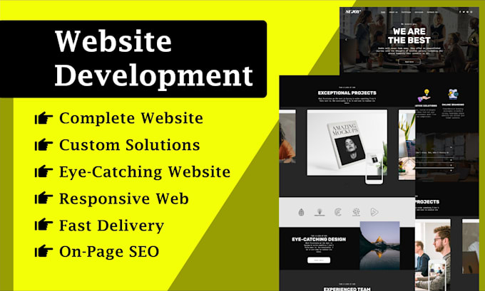 do custom website development to grow your business as a full stack developer